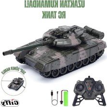 Aesco Uzaktan Kumandalı Şarjlı Tank, 33 cm Boyutunda ve 360° Dönme Özelliği