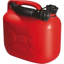Aesco Benzin Bidonu, 5 Litre Kapasite, Kırmızı Renk, Dayanıklı