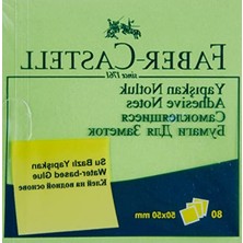 Aesco Fosforlu Yeşil Yapışkan Notluk, 50 x 50 mm Boyutunda
