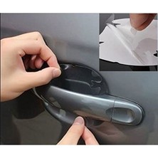 Aesco 4 Adet Araç Kapı Kolu Koruyucu - Plastik Malzeme