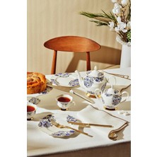 Paşabahçe Mavi Beyaz Porselen Demlik 22 cm