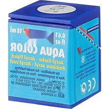 Aesco Su Bazlı Beyaz Parlak Maket Boyası, 18 ml