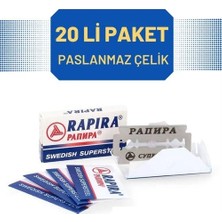 Aydogan's Rapira 20 Adet Çelik Tıraş Jileti