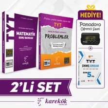 Tyt Matematik ve Problemler Soru Bankası Seti (Kronometre ve Son 5 Yıl Çıkmış Sorular Hediye)