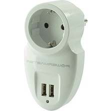 Aesco Tekli Akım Korumalı Priz, 16A-3500W Güvenlik ile Pratik Kullanım Tasarımı