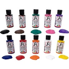 Aesco Fırça Hediyeli 10 x 40 ml Akrilik Boya Seti