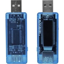 Aesco USB Voltmetre Ampermetre LED Gösterge Gerilim Ölçer