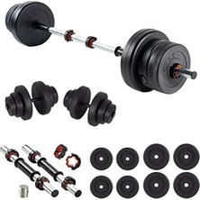 Aesco Multifonksiyonel Halter ve Dambıl Seti, Fitness Için Uygun