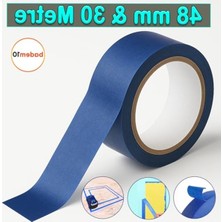 Aesco Boyacı Tadilat Için Mavi Maskeleme Bandı, 48 mm x 30 M