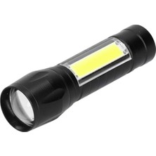 Aesco USB Şarjlı Mini Boy Ultra Güçlü El Feneri