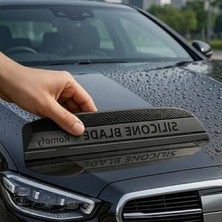 Aesco Silikon Araç Su Çekici, Su Lekesi Önleyici Temizlik Aparatı