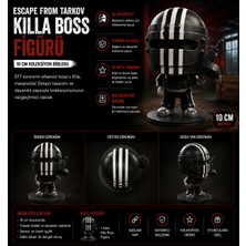Memania Co Escape From Tarkov Killa Boss Figürü 10 cm – Gaming Masaüstü Dekoru ve Oyuncu Koleksiyon Biblosu