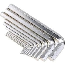 Aesco Çelik Alyan Anahtar Seti, 9 Parça, 1.5 mm ile 10 mm Arası Boyutlar
