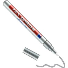 Aesco Gümüş Renkli 1-2 mm Yuvarlak Uçlu Boya Kalemi, 1 Adet