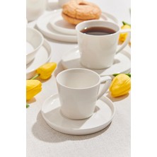 Paşabahçe Porselen Espresso Fincanı Beyaz 120 cc 1 Kişilik