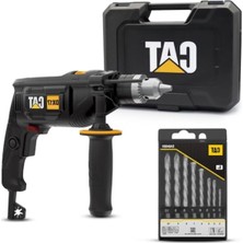Aesco 750WATT Profesyonel Darbeli Matkap + 8 Parça Aksesuar Seti