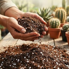 Aesco Ikili Bitki Bakım Seti: 5 Litre Kaktüs Toprağı + 5 Litre Genel Bitki Toprağı