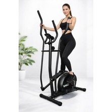 Aesco Manyetik Eliptik Bisiklet, Ev Tipi Kardiyo Aleti, 120 kg Kapasite