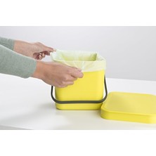 Aesco Kompostlanabilir 6l Çöp Torbası, 10 Adet Rulo, Beyaz, 16X16X11 cm