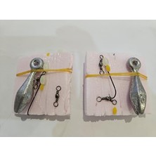 Aesco Kıyı Balıkları Için Özel Takım (2 Ad) 30 gr Kurşunlu (Lidaki,mırmır,karagöz,çi,sazan,kızılkanat)