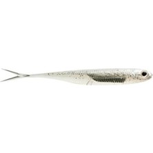 Aesco 4" Silikon Yem Seti (5 Adet) - Shirasu/silver