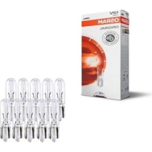 Aesco 12V Dipsiz Gösterge Ampulü, 10 Adet Paket