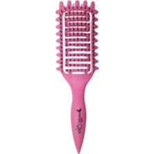 Aesco Sihirli Bukleler Için Saç Fırçası, Pembe