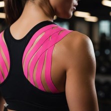 Aesco 5cm x 5mt Esnek Sporcu Bandı, Fitness ve Antrenman Için Destek