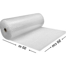 Aesco Çift Katmanlı Patpat Balonlu Naylon, 50 cm x 50 M Boyutunda