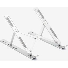 Aesco Katlanabilir Metal Laptop Standı, Çok Fonksiyonlu Kullanım
