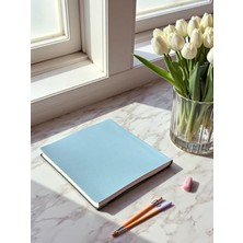 Aesco Pu Deri 16.5X16.5 cm Çizgisiz Not Defteri, 96 Yaprak
