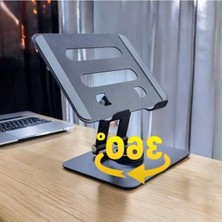 Aesco Katlanabilir Metal Telefon ve Tablet Standı - 360° Döner
