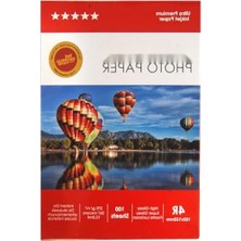 Aesco 10X15 cm Ultra Premium 100 Adet Mürekkep Yazıcı Uyumlu Fotoğraf Kağıdı