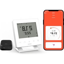 Aesco Kablosuz Oda Termostatı, Kombi Kontrolü Için Akıllı Sistem