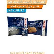 Aesco Mitsubishi L200 ile Uyumlu 2.4 Dı-D Dizel Bosch Filtre Seti 2015-2018 Hava+Yağ+Standart Polen