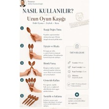 Aesco Uzun Oyun Kaşığı Seti - 40 Adet Kına ve Halk Oyunları Için