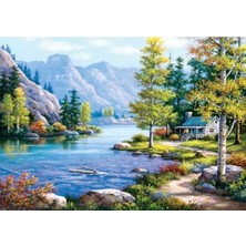 Aesco Göl Kıyısında 1000 Parça Puzzle