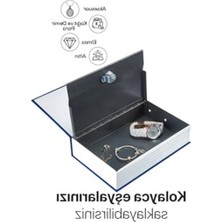 Aesco Gizli Çelik Kasa - Kitap Şeklinde, Kilitli Tasarım