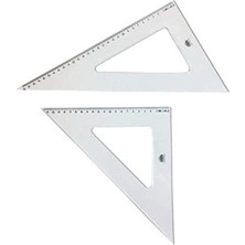 Aesco Büyük Boy Gönye Seti, 32 Cm, Farklı Açılar Için Kullanım