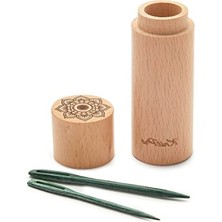 Aesco Mavi Yeşil Ahşap Tıpa Iğne Seti, Mindful Collection Ürünü