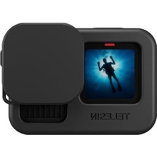 Aesco Go HERO13 Uyumlu Silikon Kılıf | HERO12/11/10/9 Uyumlu + Silikon Lens Koruyucu + Kordon Ip