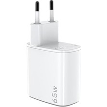 Seraç Celly Uptc 65W Gan Duvar Şarjı-Beyaz