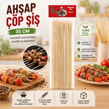 Go İthalat Ahşap Çöp Şiş 35CM 46PCS (5582)