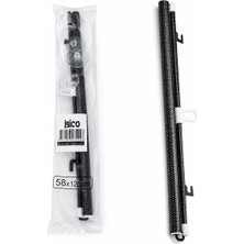 Go İthalat 58X125CM Oto-Araç - Ev - Ofis Cam Paneli Güneşlik Pvc Perde Makaralı Aç-Kapa Vantuzlu Montaj (5468)