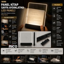 Go İthalat Lıght Panel Kitap Sayfa Aydınlatma LED Paneli Kitap Okuma Pilli 15X17CM İ10-027 (5468)
