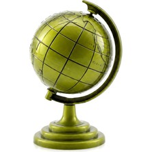 Go İthalat Globe Küçük Metal Dünya Biblosu - Dekoratif Süs Eşyası (5468)