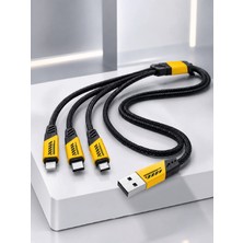 Tech Butiq 240W 3'ü 1 Arada Hızlı Şarj Kablosu