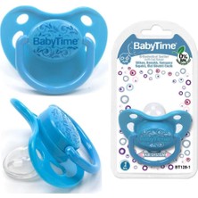 Karahanbey Babytime Silikon Damaklı Koruyucu Kapaklı Mat Gövdeli Emzik N.3 BT130-3