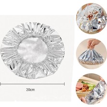 Go İthalat 20 Paket Plastic Cover 10PCS Folyo Çok Amaçlı Tabak - Mini Tencere Bone Kapak Toplamda 200 Adet Gönderilir (5468)