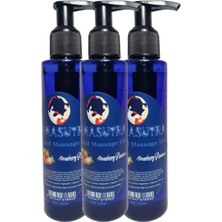 Karahanbey Kamasutra Çilek Aromalı Masaj Yağı Pure Edible Strawberry Flavor Massage Oil 125 ml 3 Adet